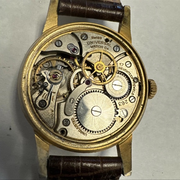 Vtg Universal Geneve cal.263 Manual Wind Men’s Watch 🔥 - Picture 5 of 9